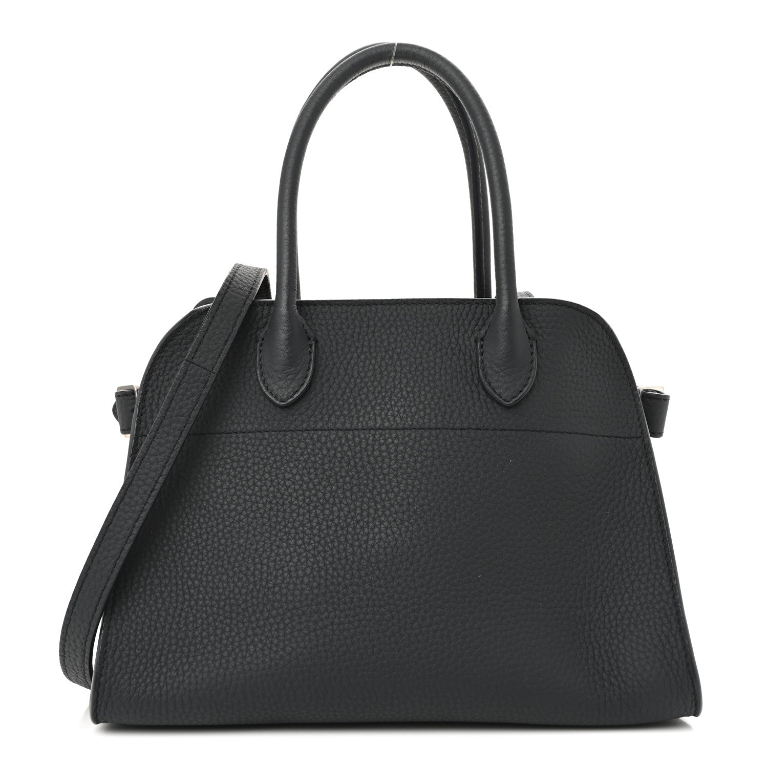 The Row Grained Calfskin Soft Margaux 10 Dark Navy 1 of 9
