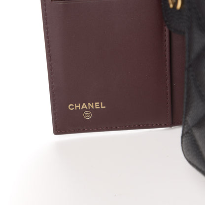 Chanel Caviar Quilted Large Flap Wallet Black 9 of 13