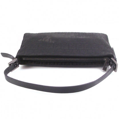 Fendi Zucchino Shoulder Bag Black 6 of 11