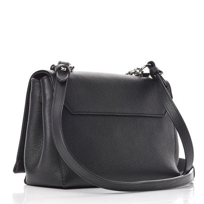 Louis Vuitton Calfskin Lockme II Chain Bag BB Black 3 of 11