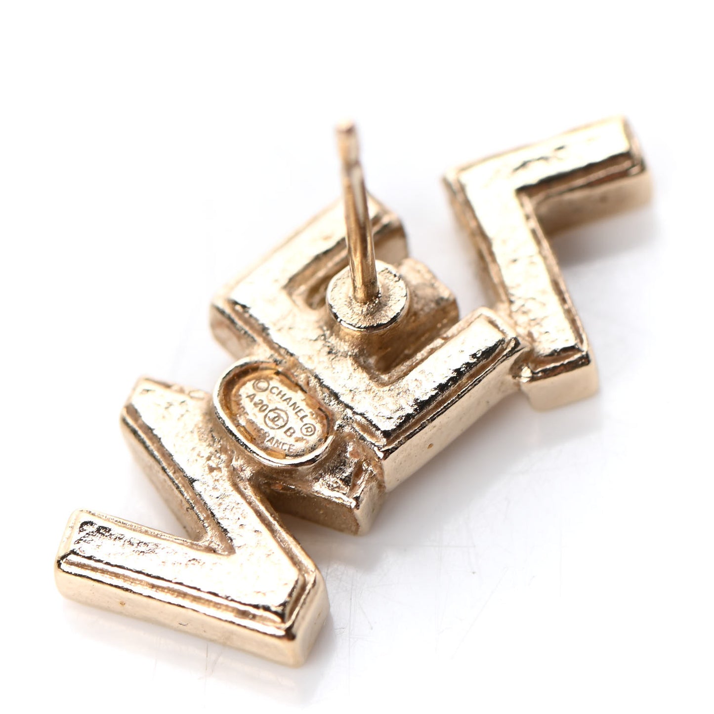 Crystal Pearl Signature Stud Earrings Gold