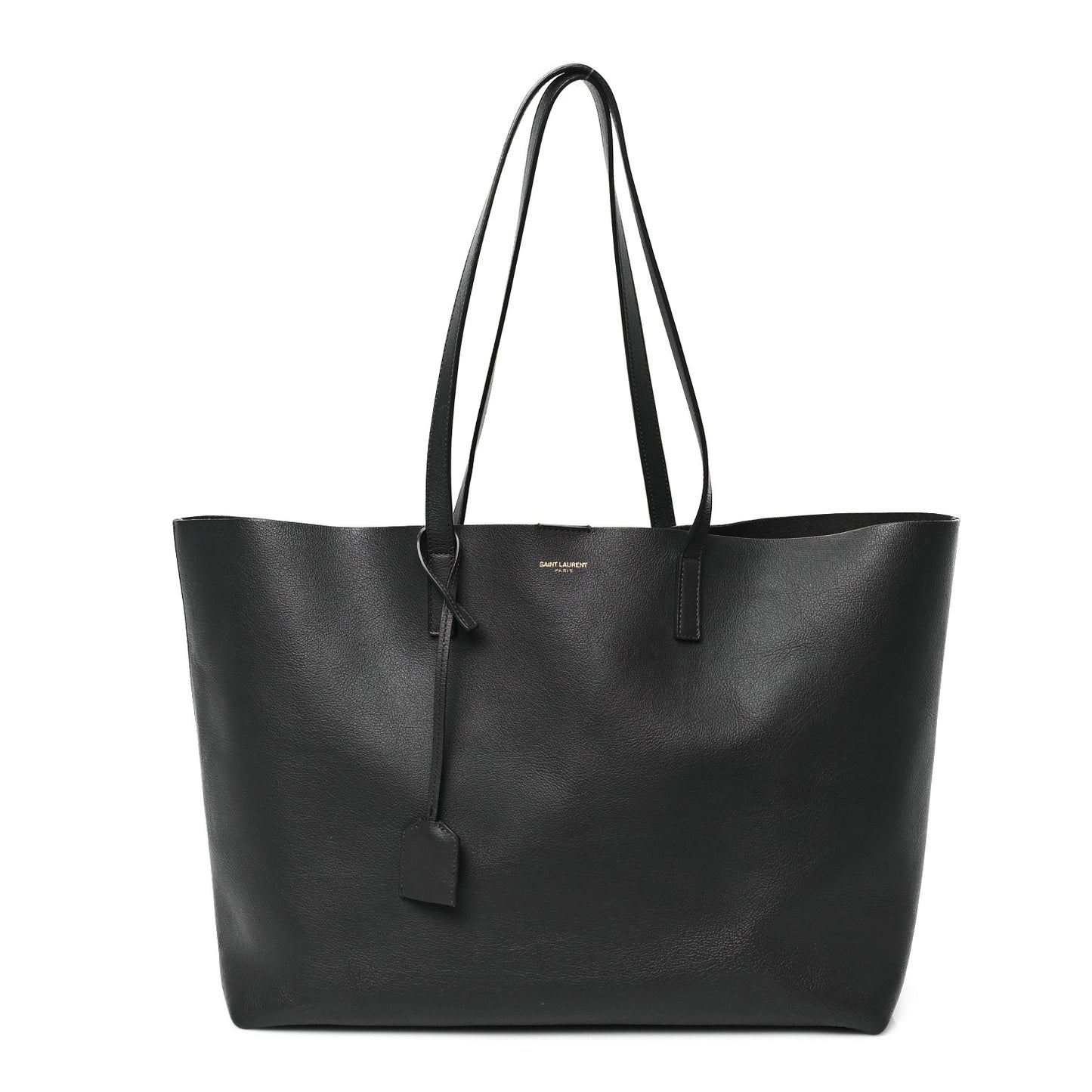 Calfskin Large Shopping Tote Coal