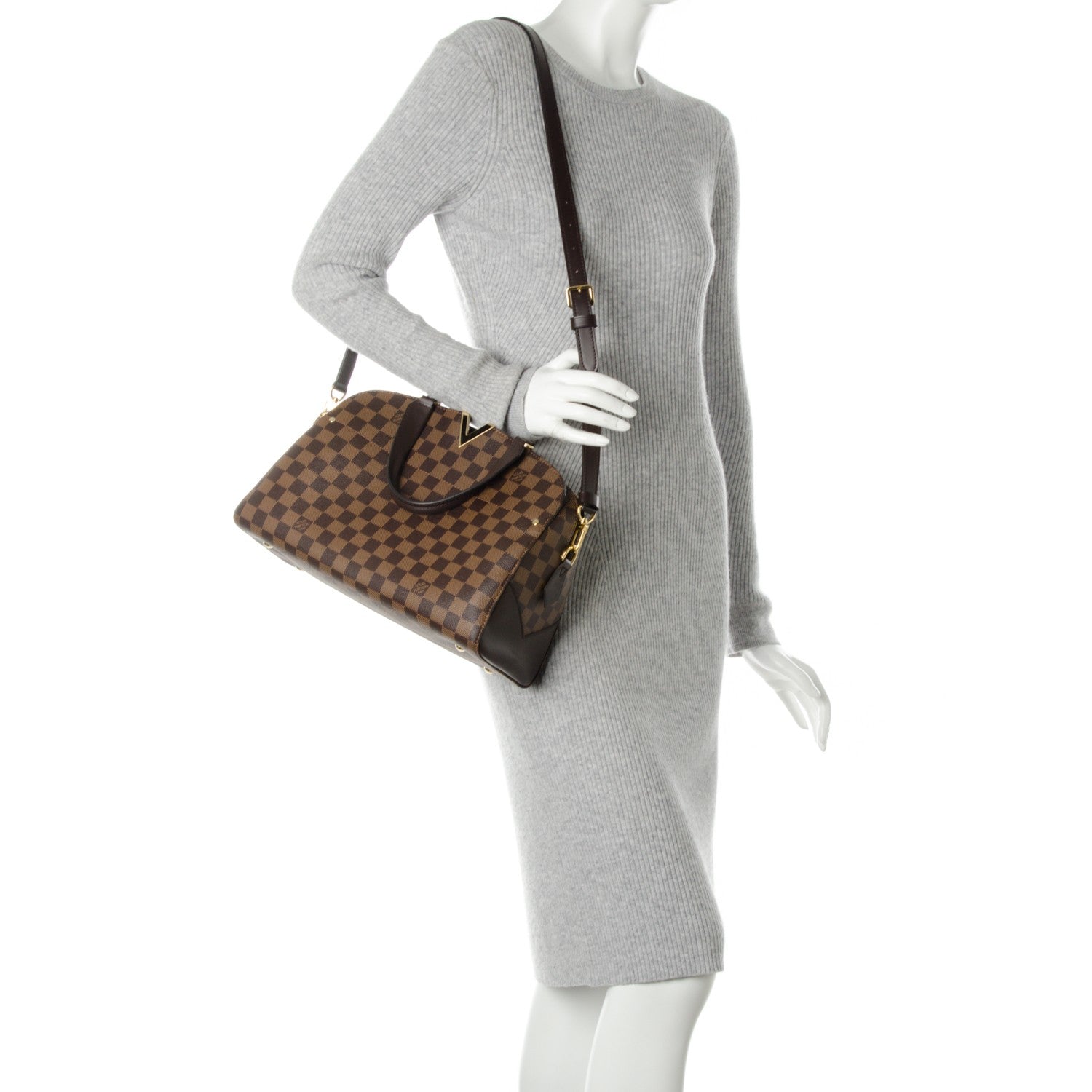 Louis Vuitton Damier Ebene Kensington Bowling Bag 2 of 9