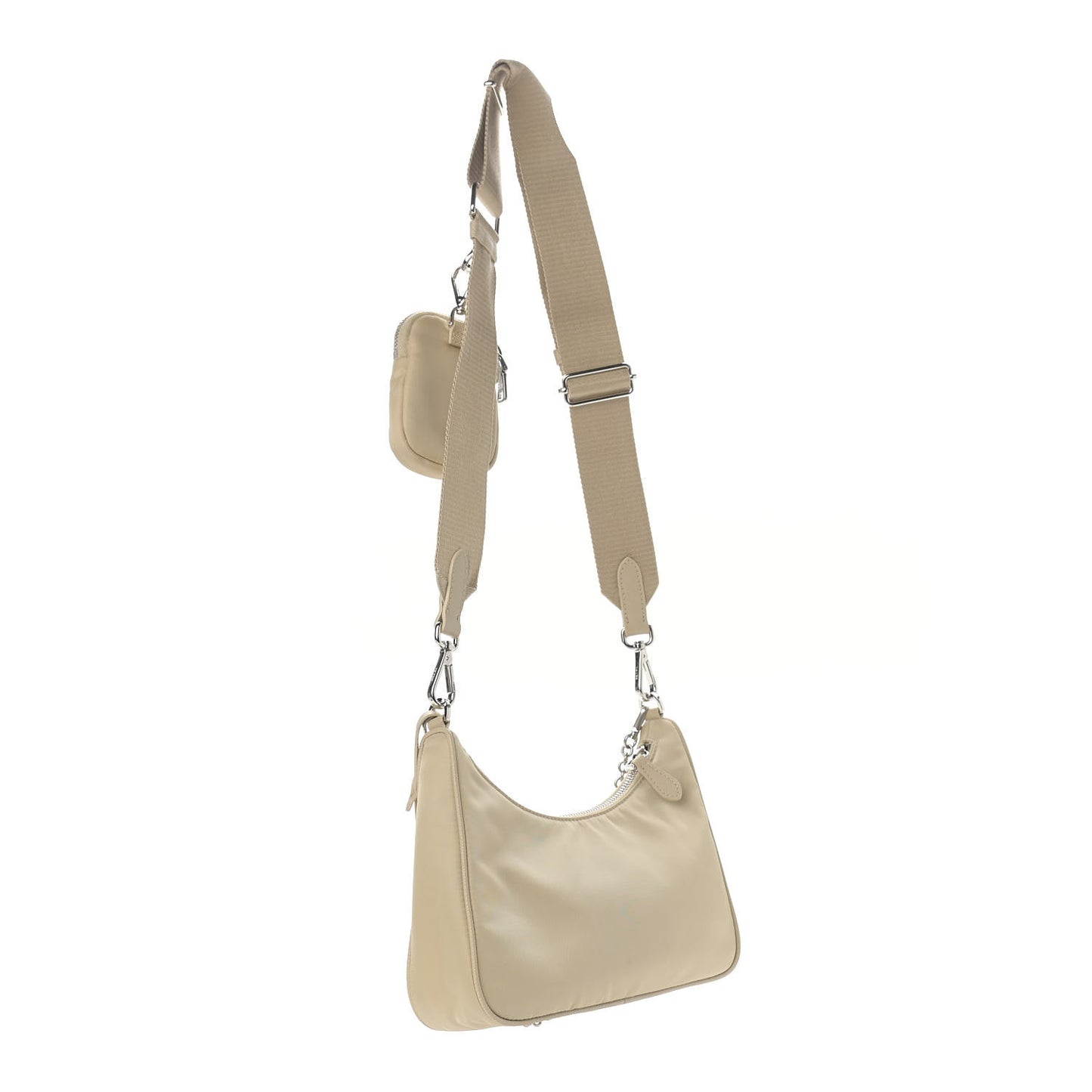 Re-Nylon Saffiano Re-Edition 2005 Shoulder Bag Deserto