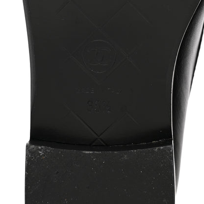 Chanel Lambskin Quilted CC Turnlock Loafers 35.5 Black 7 of 12