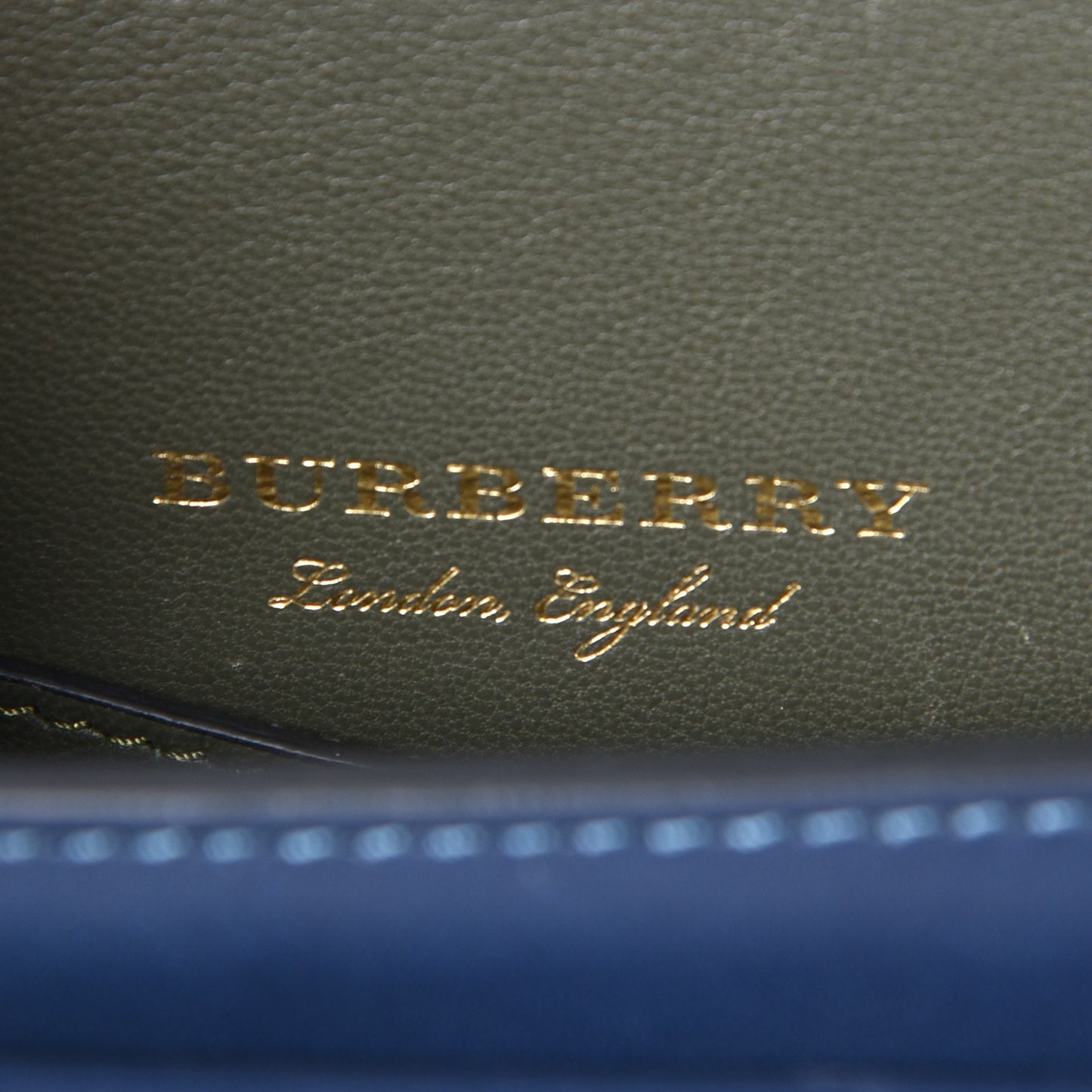 Calfskin Mini Saddle Bag Mid Indigo