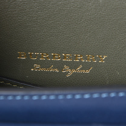 Burberry Calfskin Mini Saddle Bag Mid Indigo 6 of 8