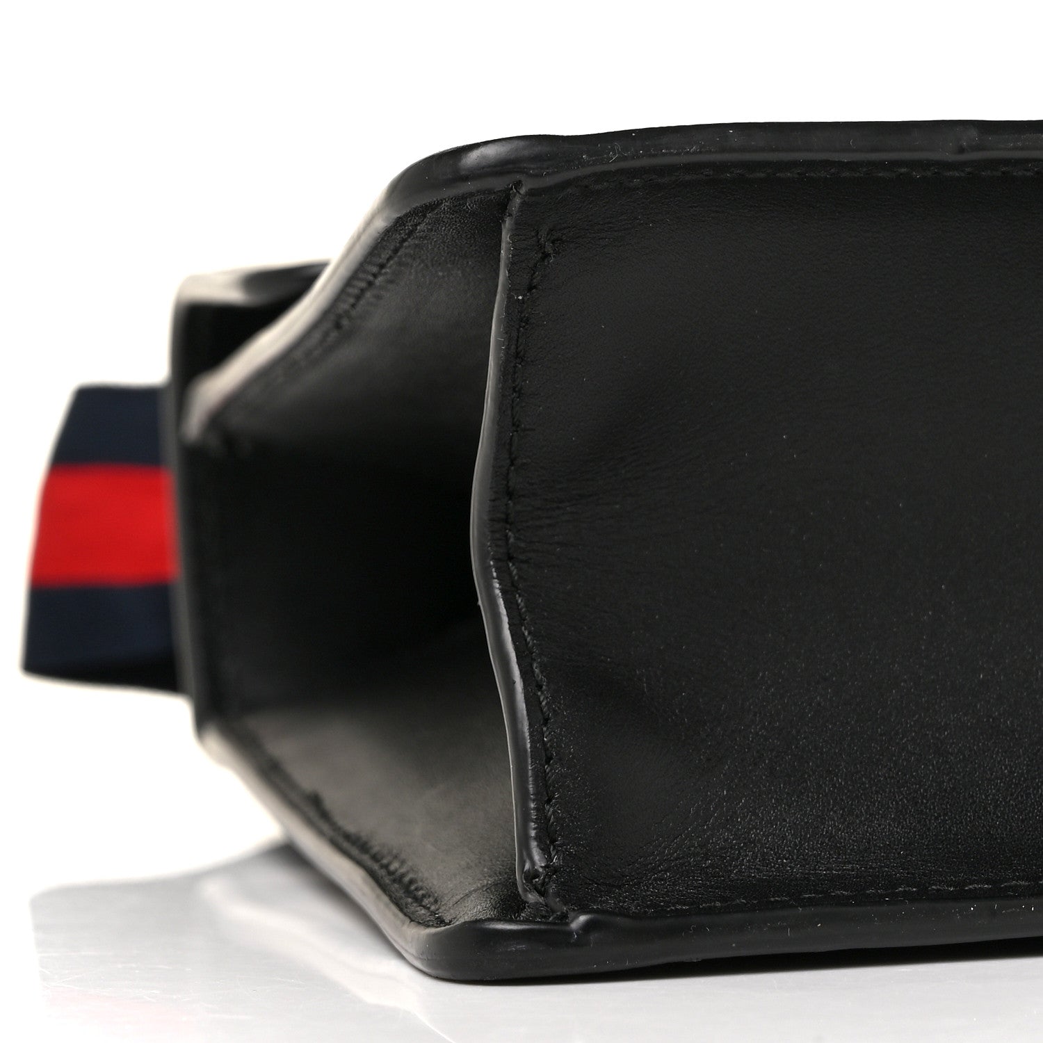 Gucci Calfskin Small Sylvie Shoulder Bag Black 8 of 11