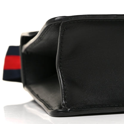 Gucci Calfskin Small Sylvie Shoulder Bag Black 8 of 11