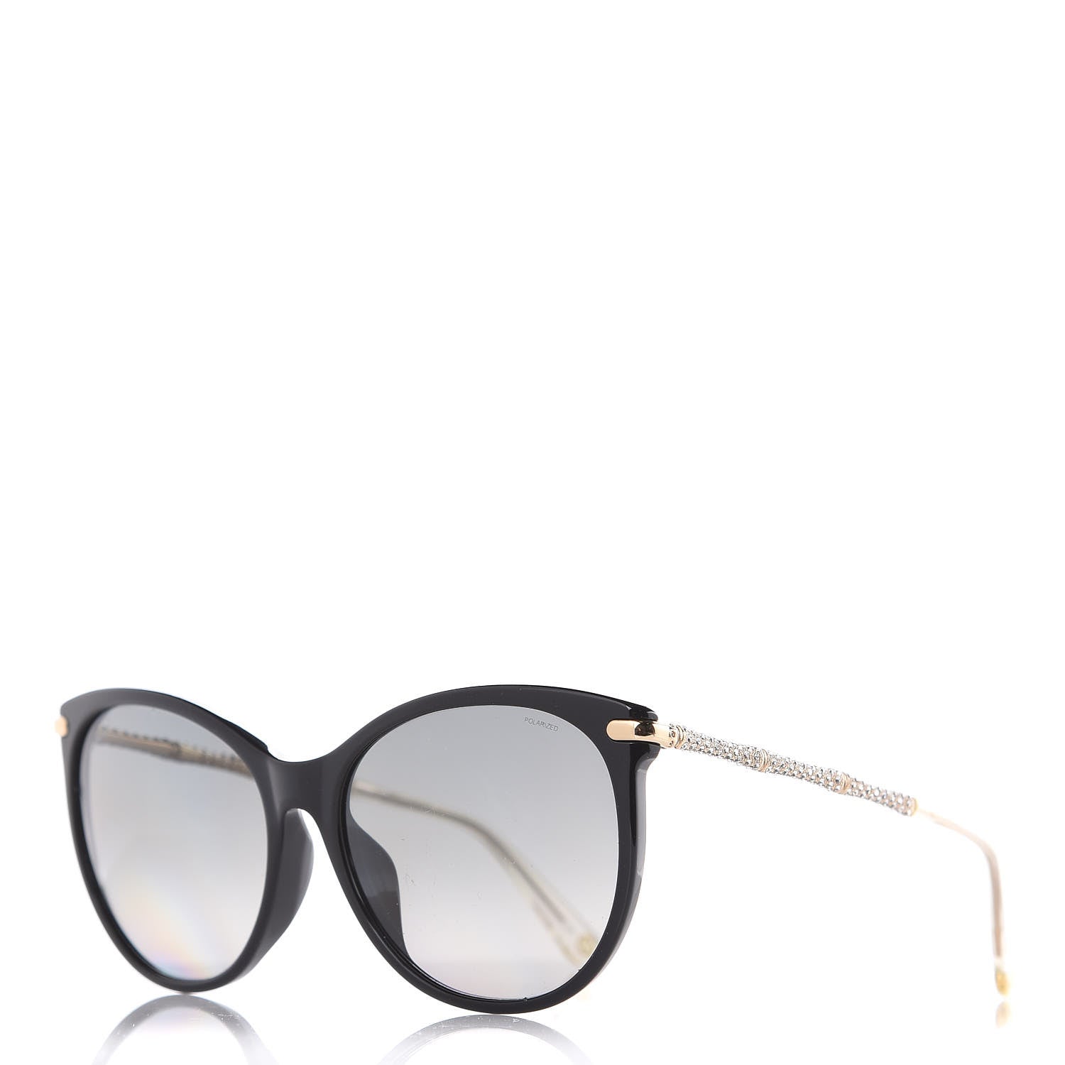 Gucci Crystal Bamboo Cat Eye GG 3777/N/F/S Sunglasses Gold 1 of 9