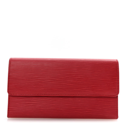 Louis Vuitton Epi Sarah Wallet Castillan Red 1 of 6
