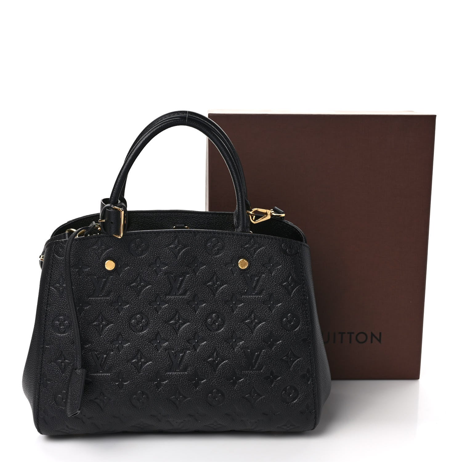 Louis Vuitton Empreinte Montaigne MM Black 9 of 9