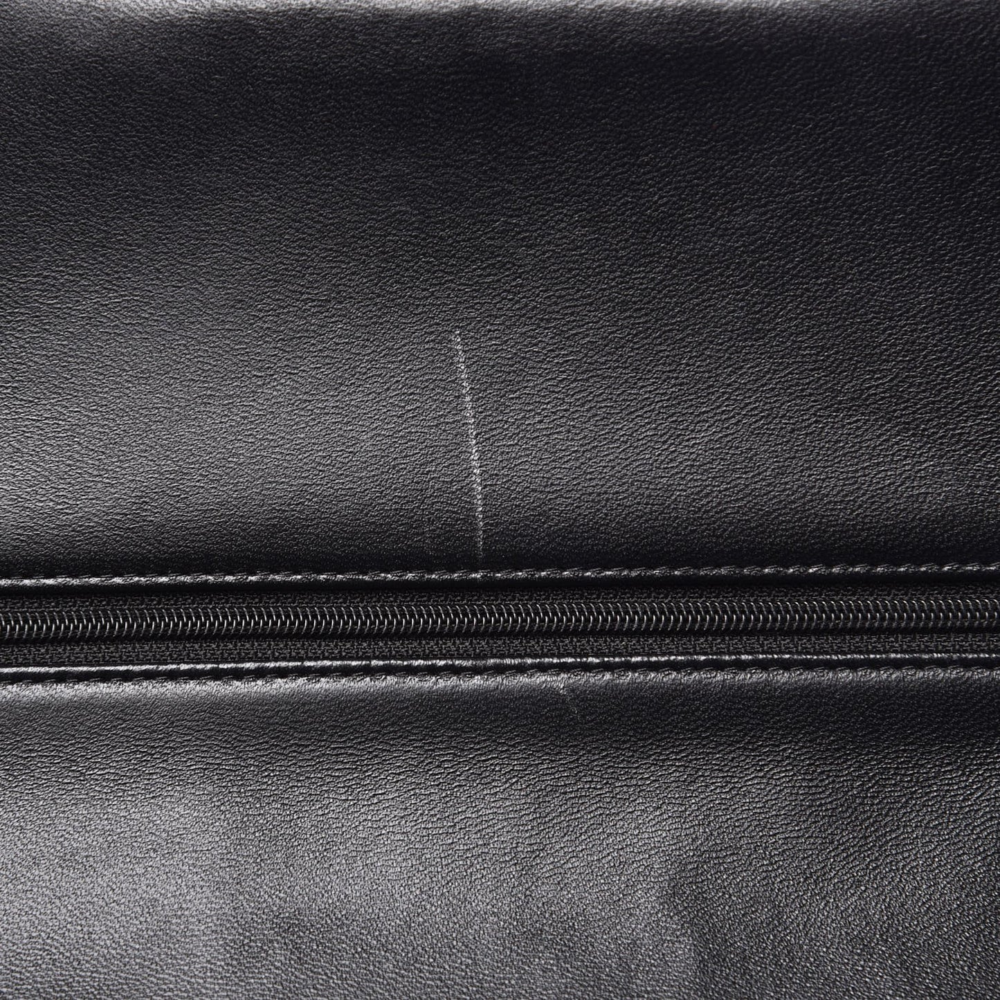 Lambskin Quilted Jumbo Double Flap Black