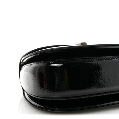 Gucci Skipper Calf Web Medium Bamboo 1947 Top Handle Bag Black 8 of 9