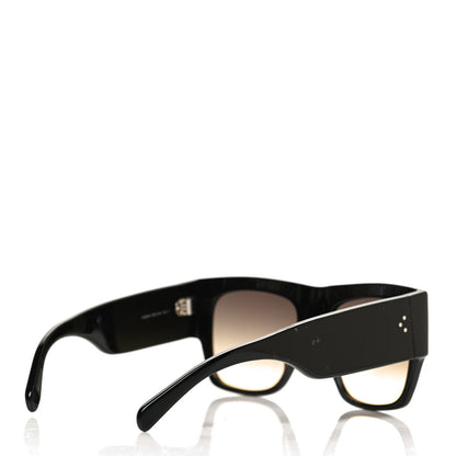 Celine Acetate Rectangular Sunglasses CL4056IN Black 4 of 8