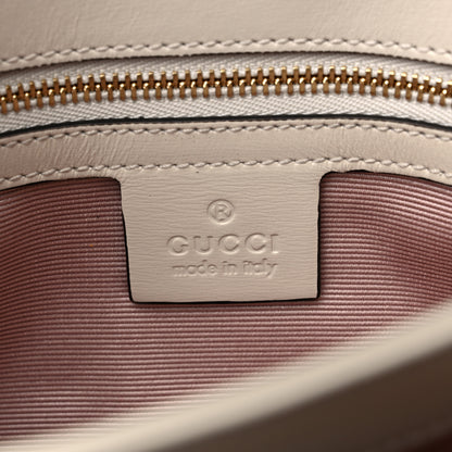 Gucci Calfskin Small Arli Flap Shoulder Bag Mystic White 6 of 9