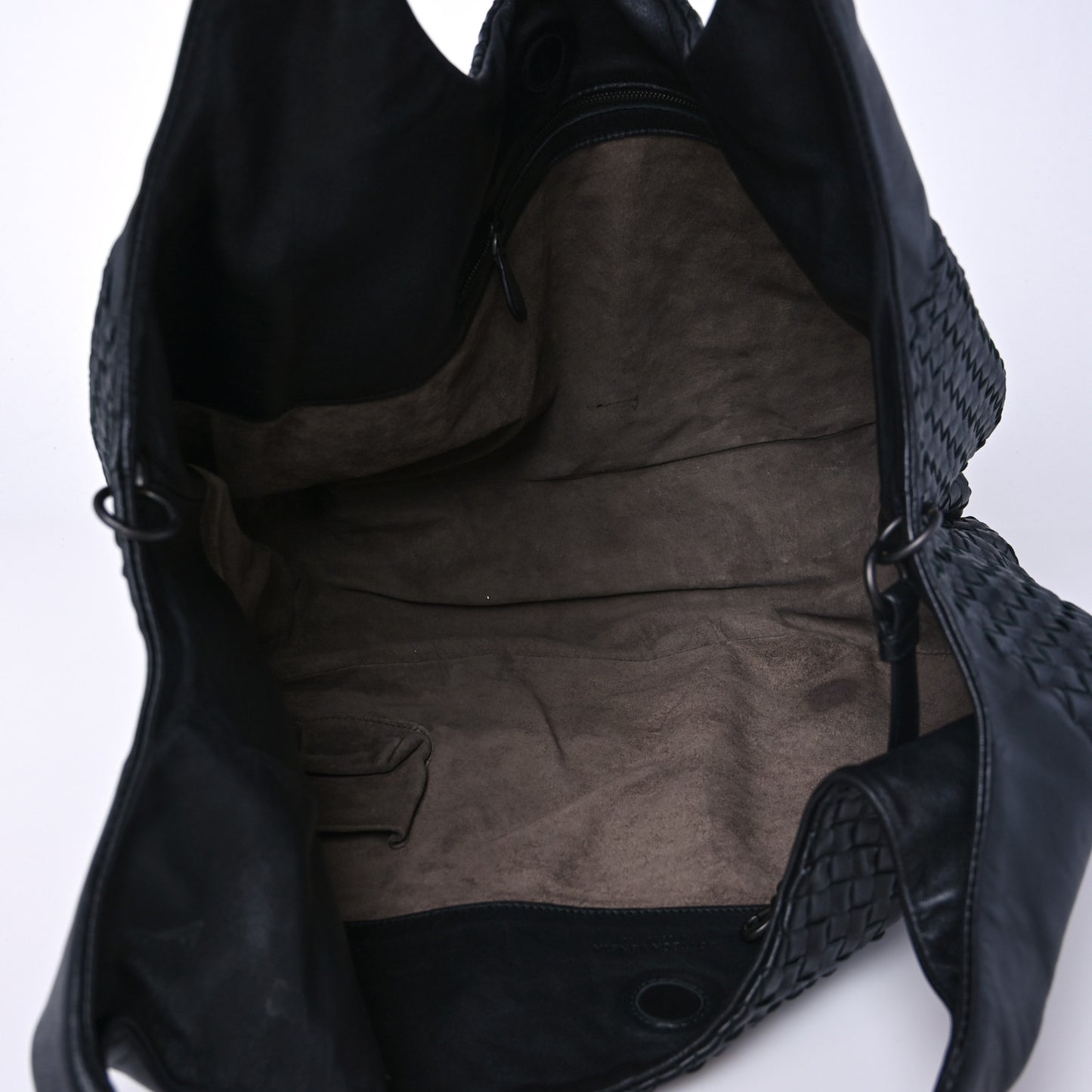 Nappa Intrecciato Large Campana Black