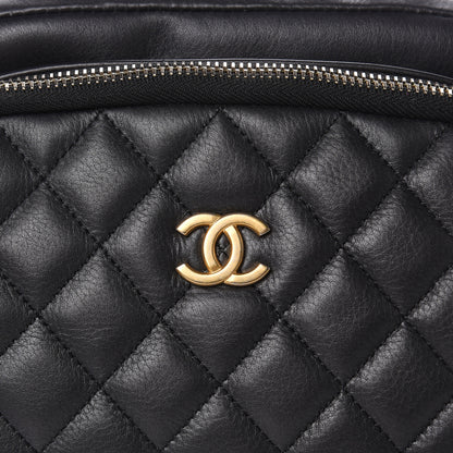 Chanel Calfskin Quilted Day Trips Camera Case Black 12 of 12