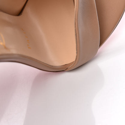 Christian Louboutin Nappa Phoebe Asymmetric 100 Pumps 38 Nude 9 of 10