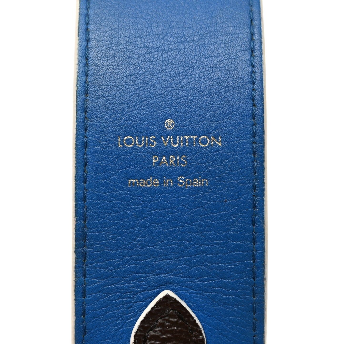 Monogram Bandouliere Shoulder Strap Blue