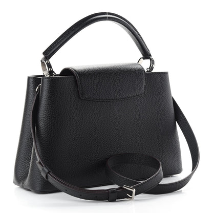 Louis Vuitton Taurillon Capucines PM Black 3 of 8