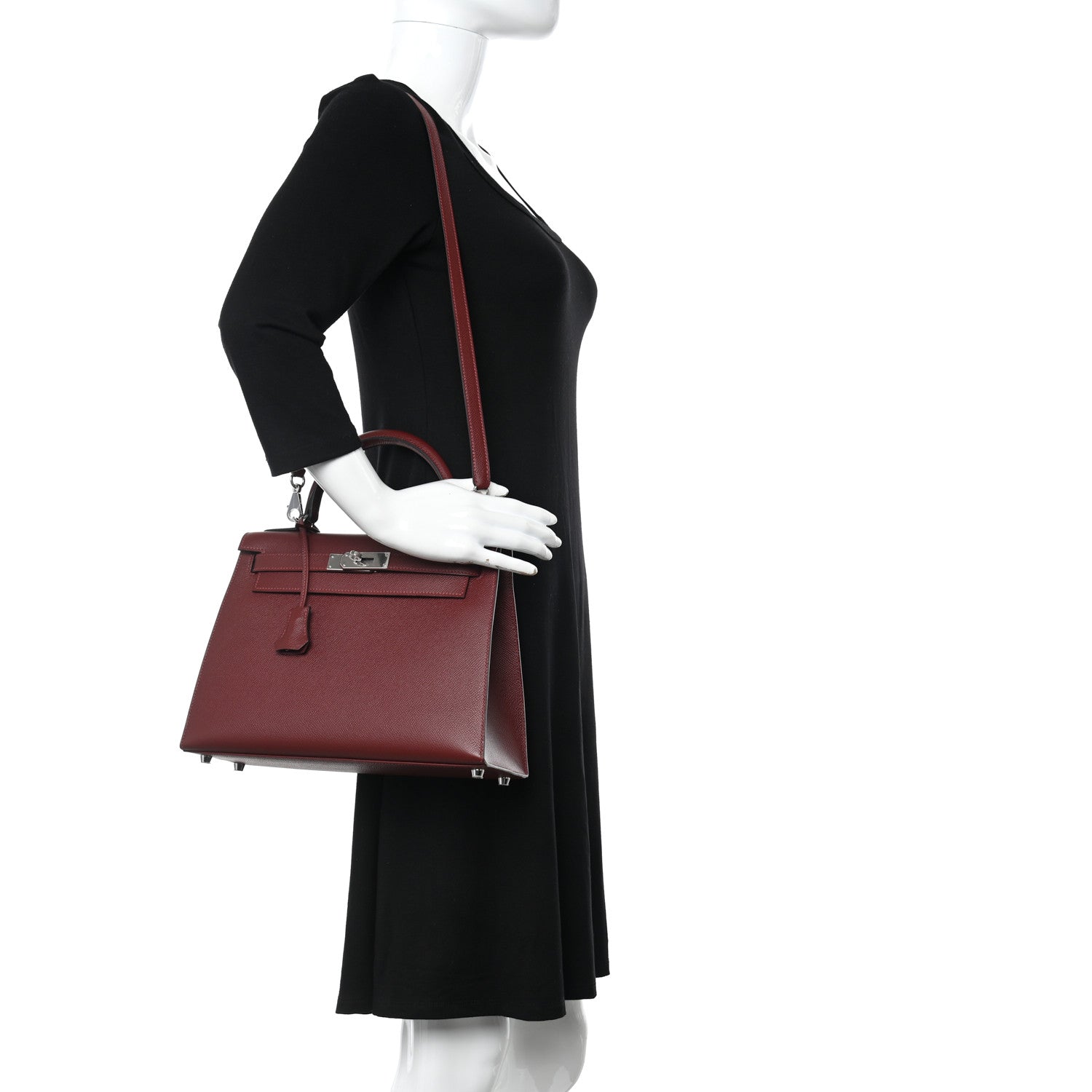 Hermes Epsom Kelly Sellier 28 Rouge H 2 of 11