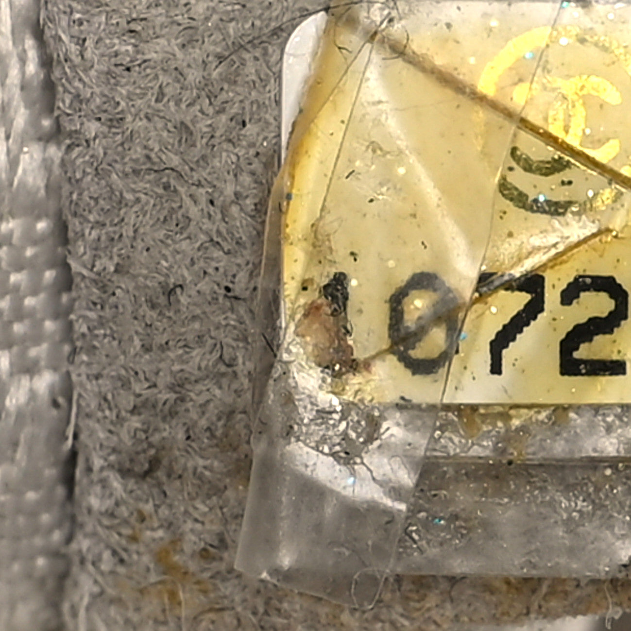 Lambskin East West Chocolate Bar Chain Flap Grey