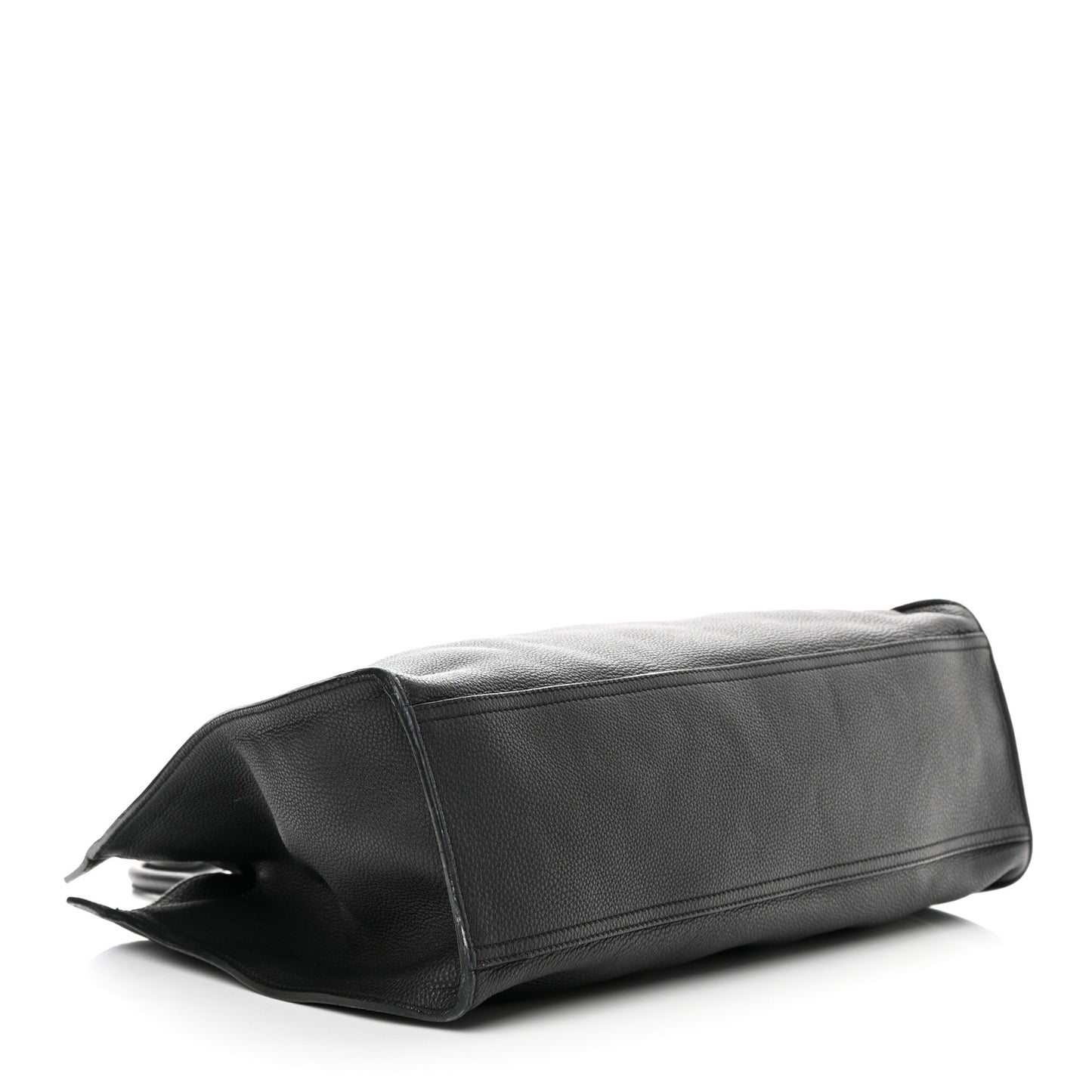 Soft Calfskin Medium Jackie Top Handle Bag Black