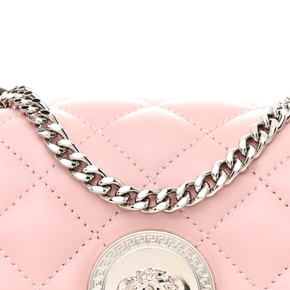 Versace Nappa Quilted Medusa Chain Crossbody Light Pink 8 of 11