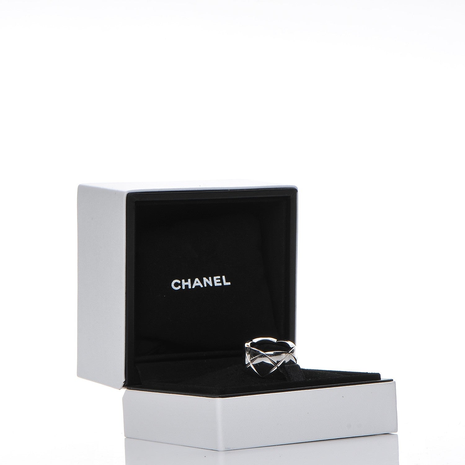 Chanel 18K White Gold Small Coco Crush Ring 5.25 5 of 5