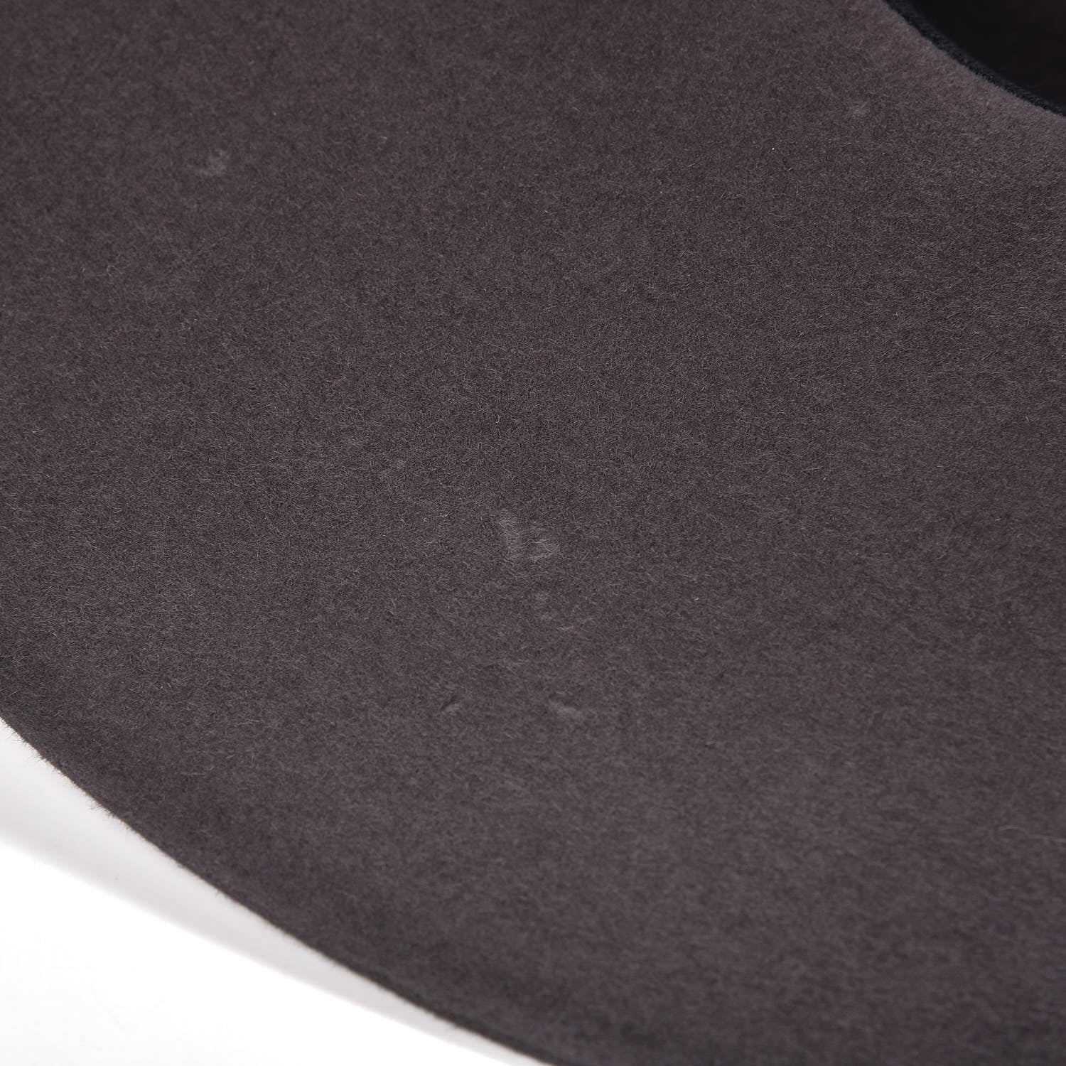 Saint Laurent Rabbit Fur Felt Wide Brim Hat 56 Gray 9 of 10