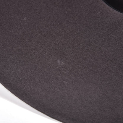 Saint Laurent Rabbit Fur Felt Wide Brim Hat 56 Gray 9 of 10