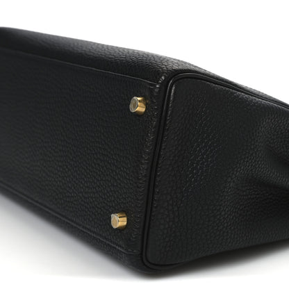 Hermes Togo Kelly Retourne 32 Black 10 of 10