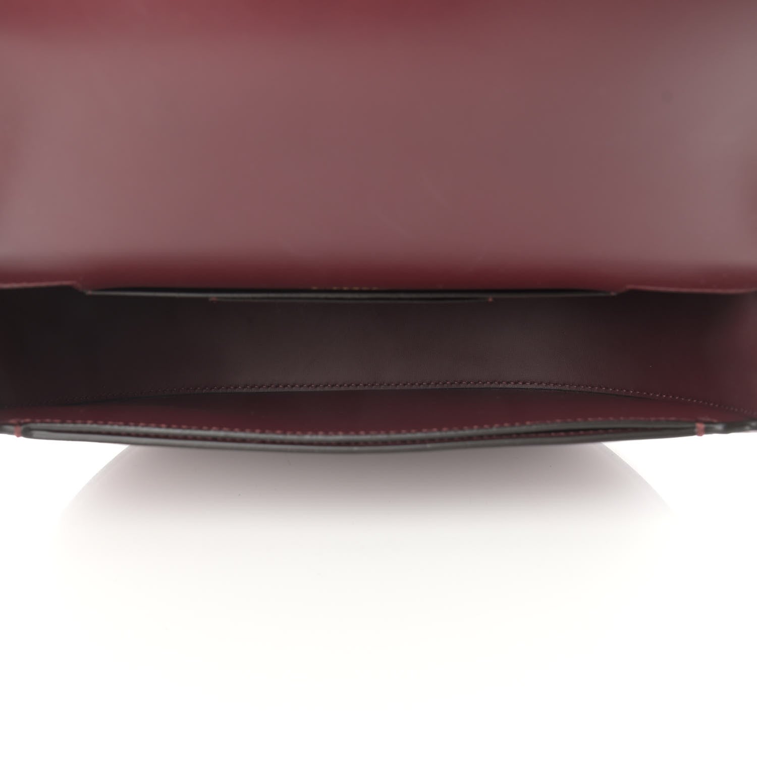 Burberry Calfskin Small Olympia Shoulder Bag Burgundy 5 of 11