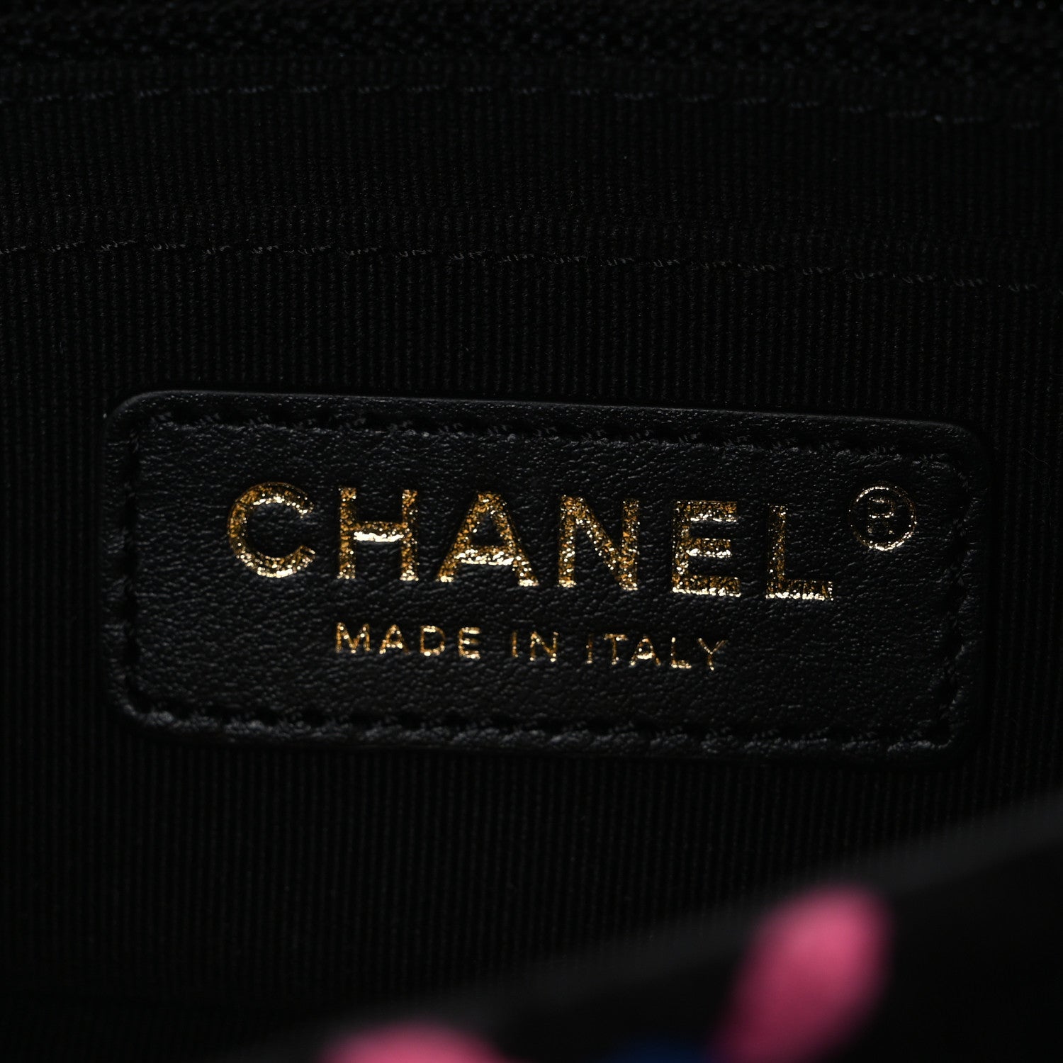 Chanel Tweed Diamond Threaded Mini Rectangular Pearl Crush Flap Black Multicolor 6 of 10