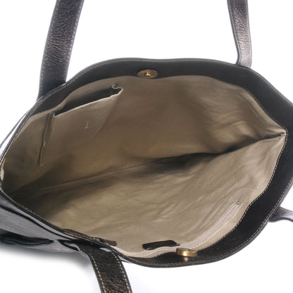 Burberry Leather Flat Portrait Tote Bronze 5 of 7