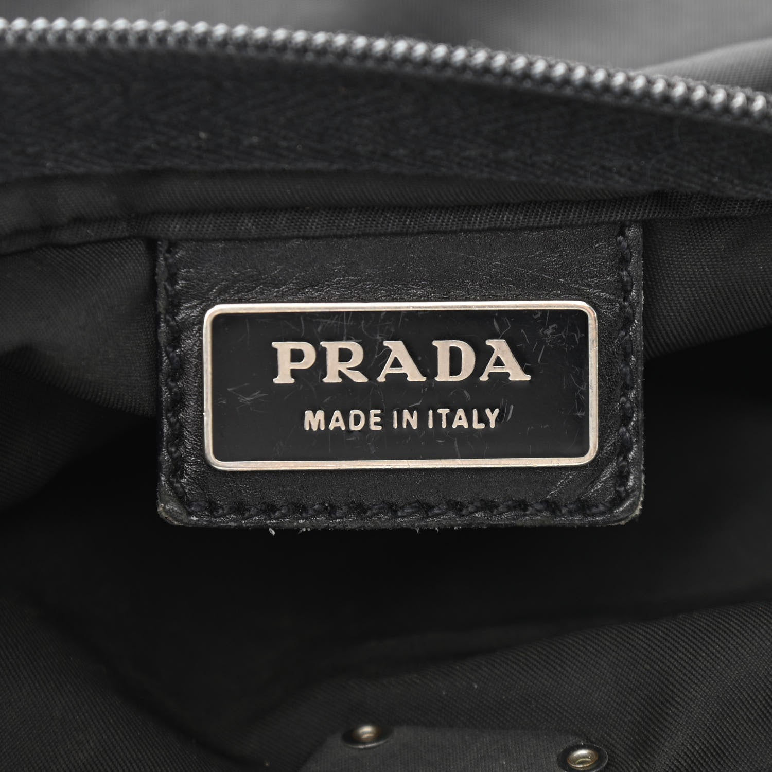 Prada Nylon Messenger Bag Black 5 of 9