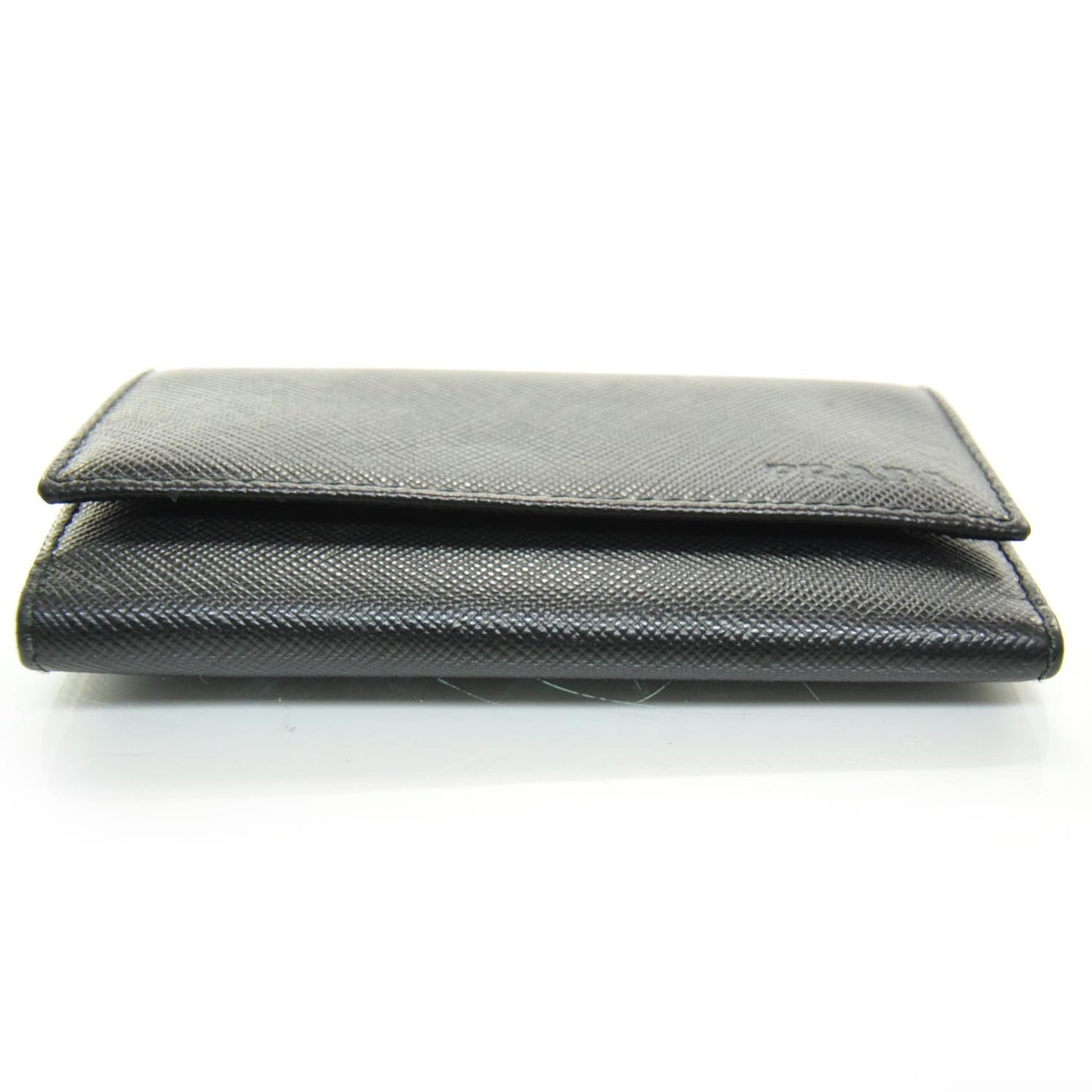 Saffiano 6 Key Holder Nero