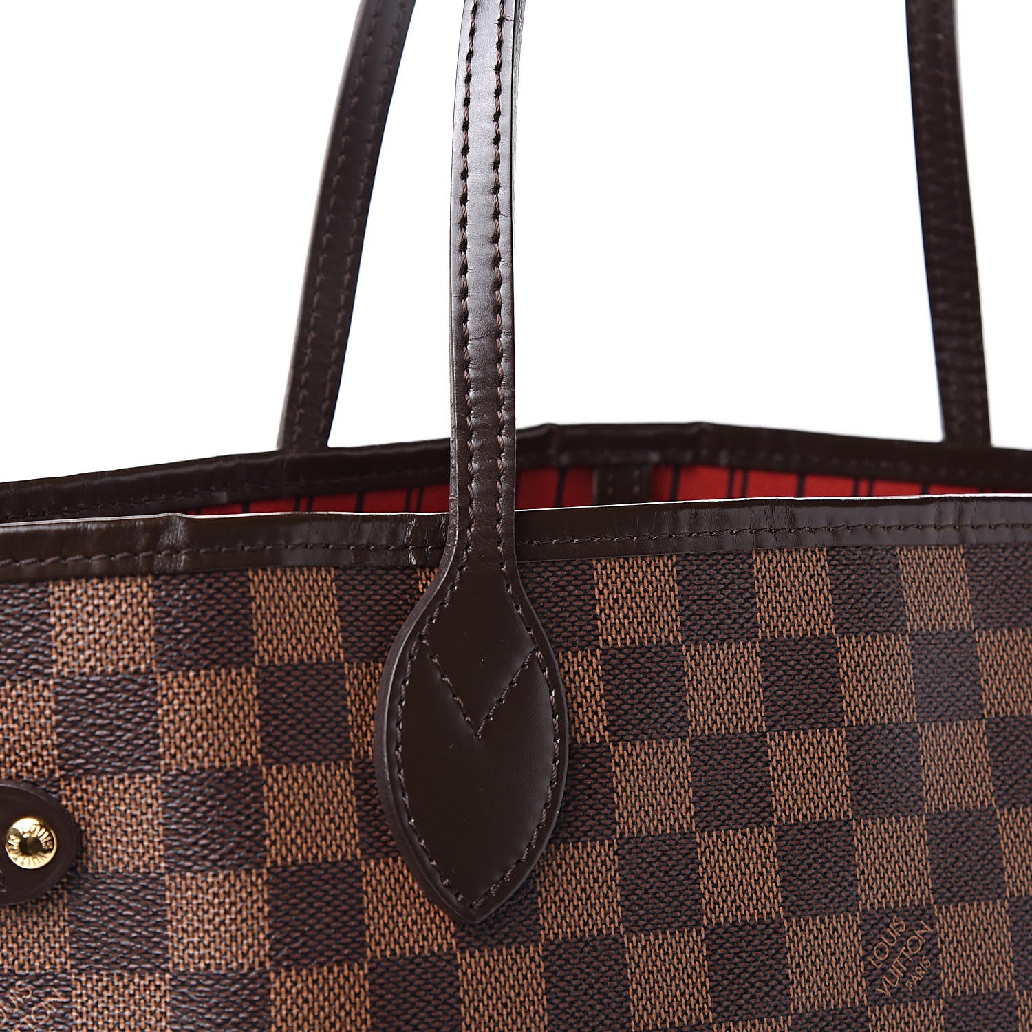 Louis Vuitton Damier Ebene Neverfull MM 11 of 12