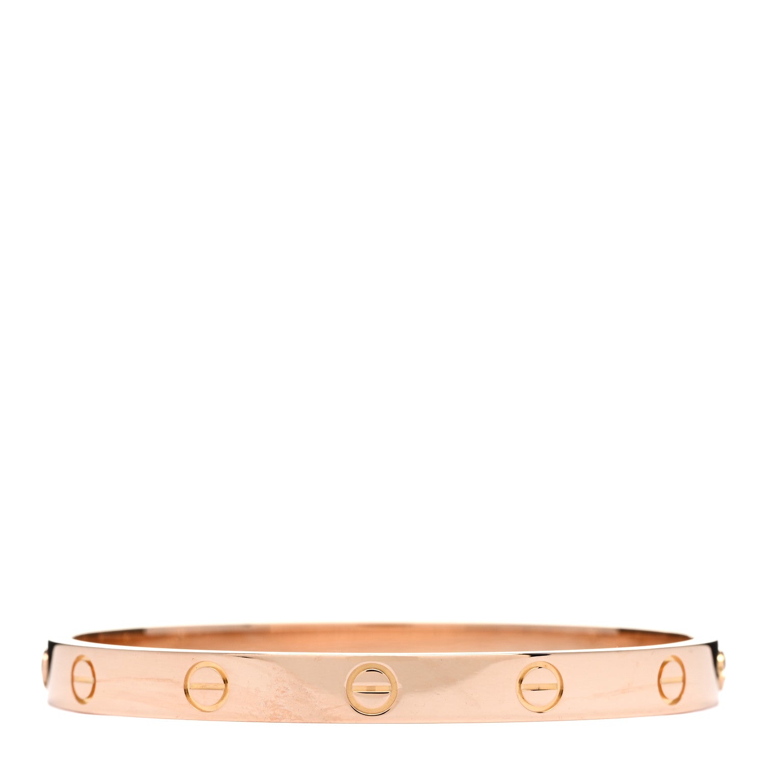Cartier 18K Pink Gold LOVE Bracelet 17 2 of 5