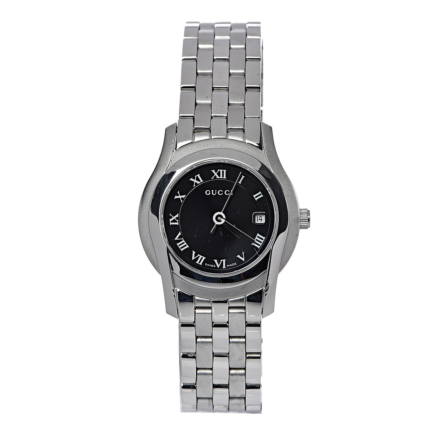 Stainless Steel 27mm 5500L Quartz Watch Black