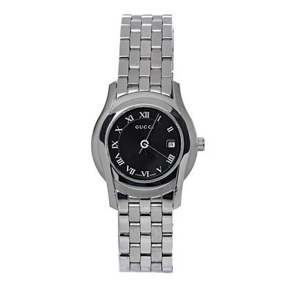 Gucci Stainless Steel 27mm 5500L Quartz Watch Black 1 of 8