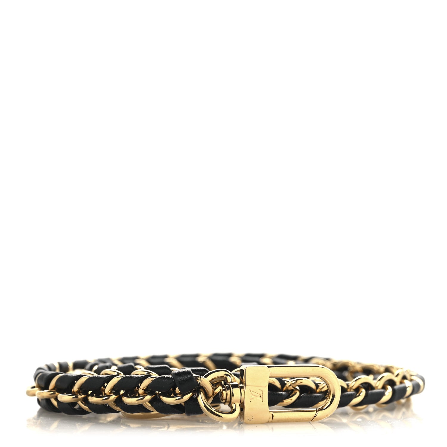 Louis Vuitton Calfskin Multi Pochette Chain Shoulder Strap Black Gold 1 of 3