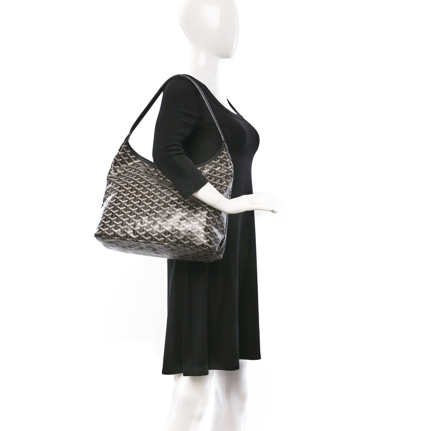 Goyardine Boheme Hobo Black