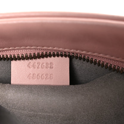 Gucci Calfskin Matelasse Small GG Marmont Chain Shoulder Bag Perfect Pink Perfect Pink 7 of 11