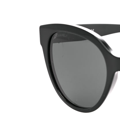 Chanel Acetate CC Butterfly Sunglasses 5414-A Black 7 of 9
