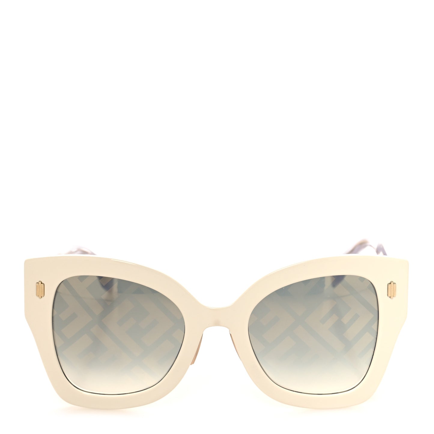Acetate FF Sunglasses FF 0434/G/S White Gold