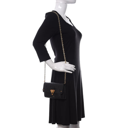Louis Vuitton Empreinte Vavin Chain Wallet Black 2 of 8