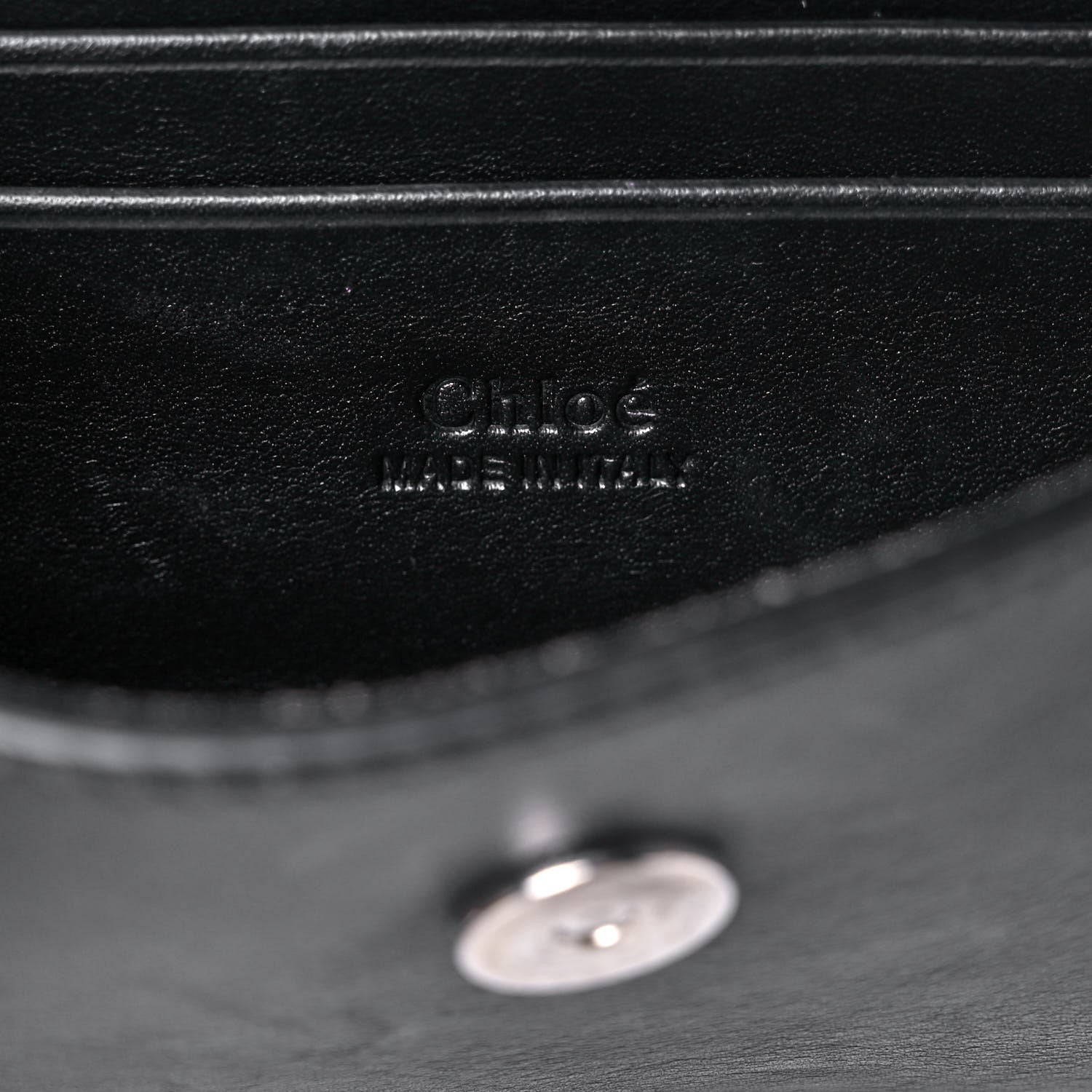 Chloe Suede Calfskin Mini Faye Shoulder Bag Black 7 of 14