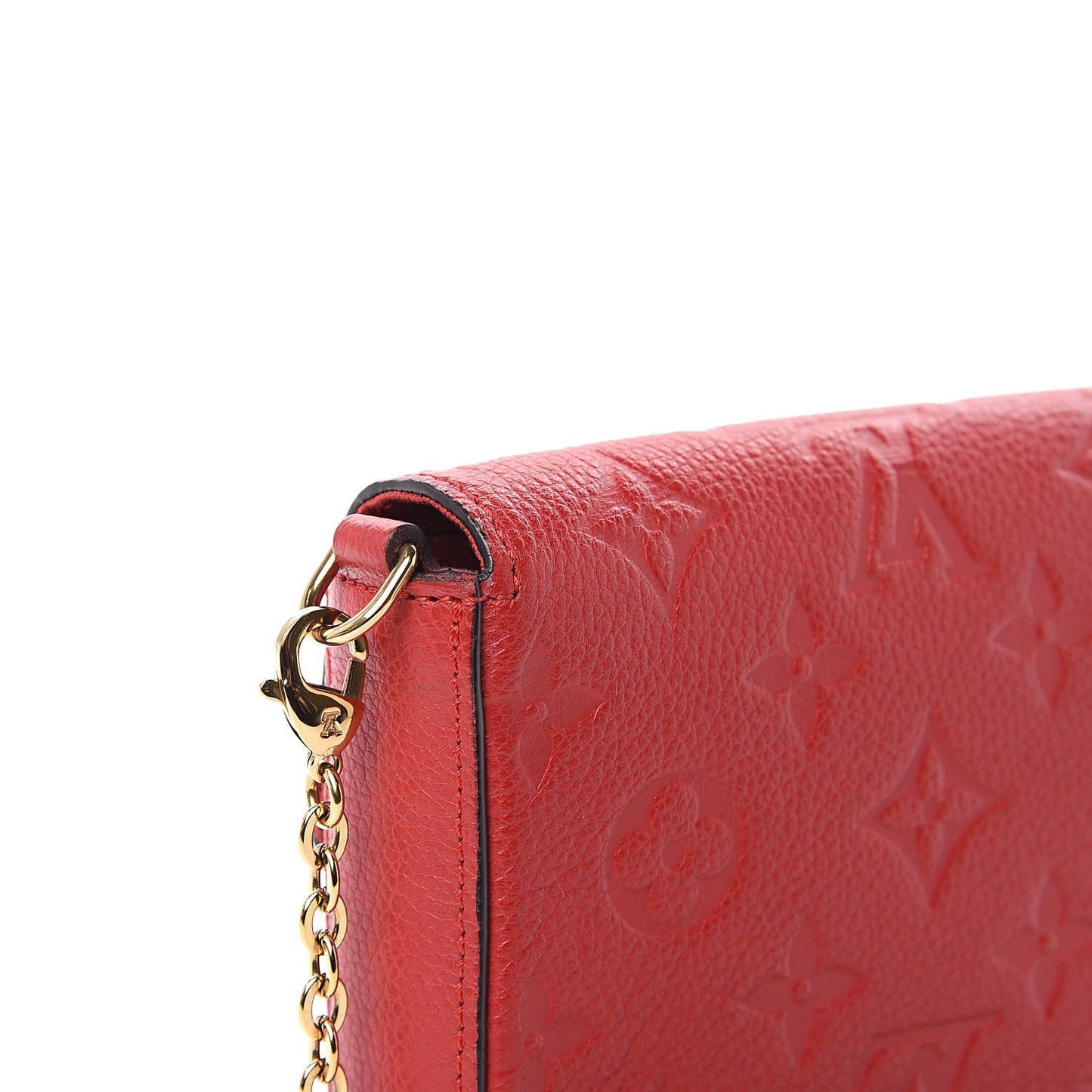 Empreinte Pochette Felicie Chain Wallet Cherry